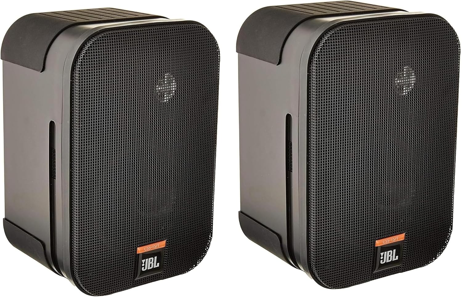 JBL Professional CSS-1S/T Compact 2-Way High Performance, 60 Watt 5.25” 70V / 8-Ohm Compact Passive Satellite, Bookshelf Speakers, Home Theater, Desktop, Stereo, Commercial, Black, Sold as Pair