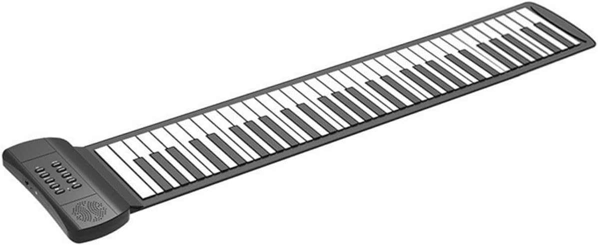 SUPVOX Portable Key Electronic Roll Up Piano Hand Roll Keyboard with High Fidelity Stereo Sound for Beginners Go Musicians