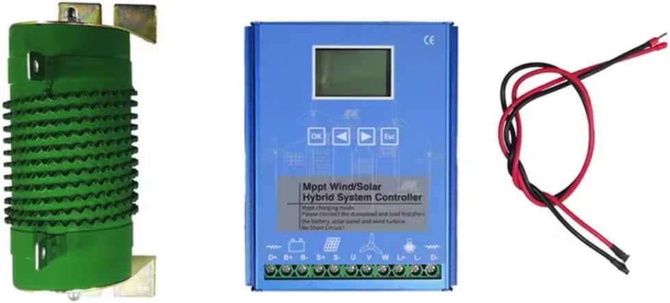 24V,HYZHANHONG Wind Solar Hybrid Charge Controller 15000W 12V 24V 48V MPPT Boost Charge Regulator with LCD Display and Dump Load,for Home Street Light