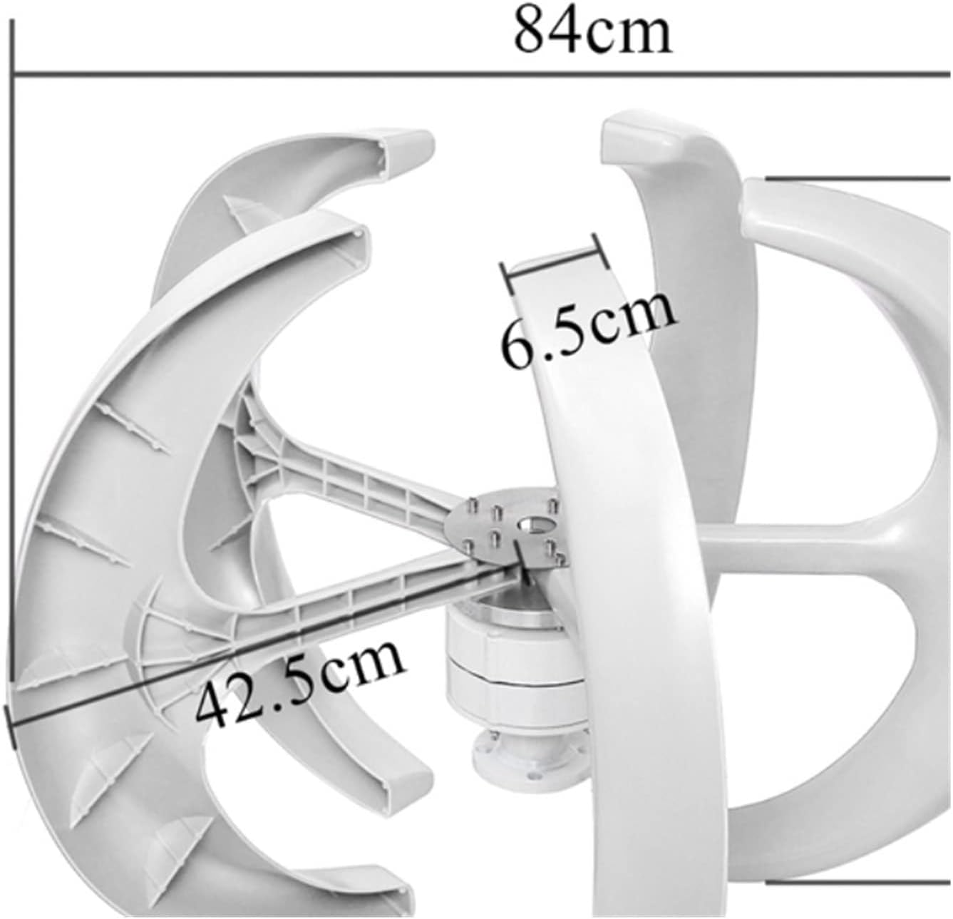 Wind Turbine Generator, 1000W 24V Vertical Wind Turbine with MPPT Hybrid Controller Small Wind Turbine Home Use Low Noise Efficiency Wind System,Generator Motor(with MPPT Controller,24V)