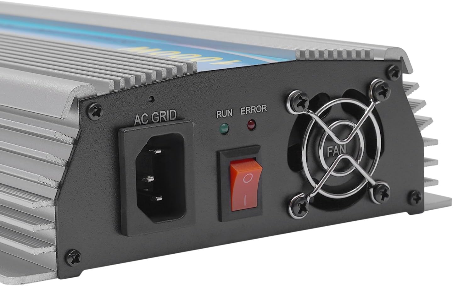 1000W Solar Grid Tie Micro Inverter, Solar Power Inverters w/Heat Dissipation Holes MPPT DC 22-50VDC PV Input, Automatic Identification Power Inverters for Residential, Commercial Areas