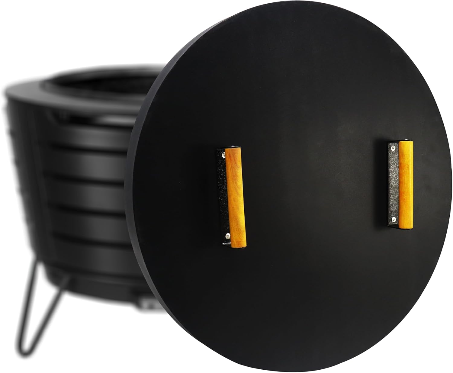 FEBTECH Firepit Lid Round 25.5 inch Compatible for 25