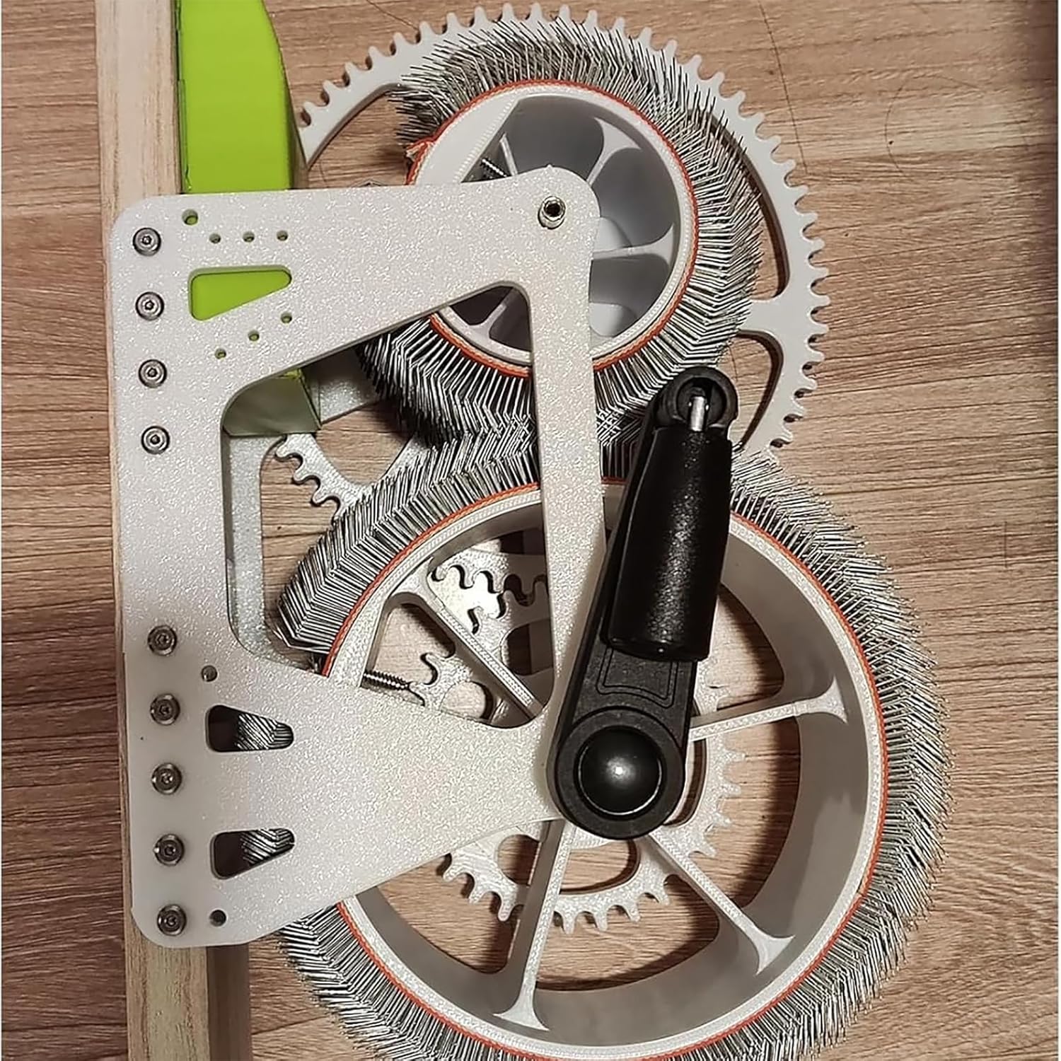 TsoLay Wool Fiber Drum Carding Machine, Manual Wool Combing Machine, Sheep Fleece Drum Carder, Fast Color Mixing, Combing, Spinning, for DIY Craft Make Felt Animals, Handmade Enthusiasts