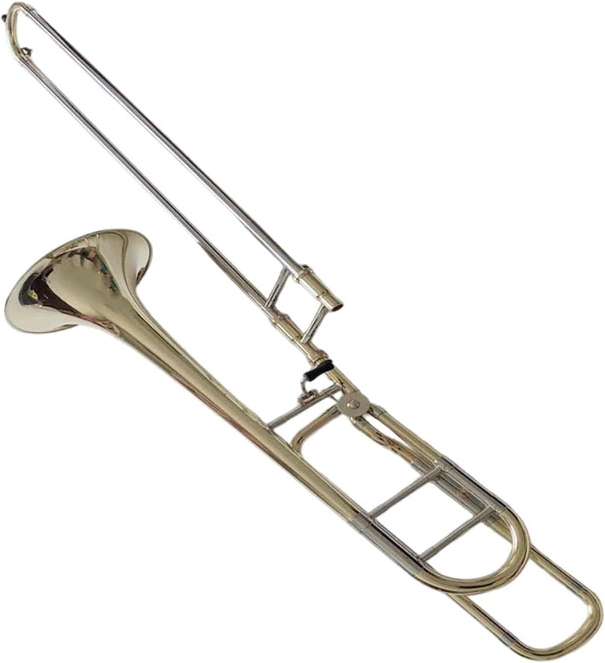 Adult Trombone Instrument B/F Alto Trombone Phosphor Bronze Lacquer Gold Band Accessories
