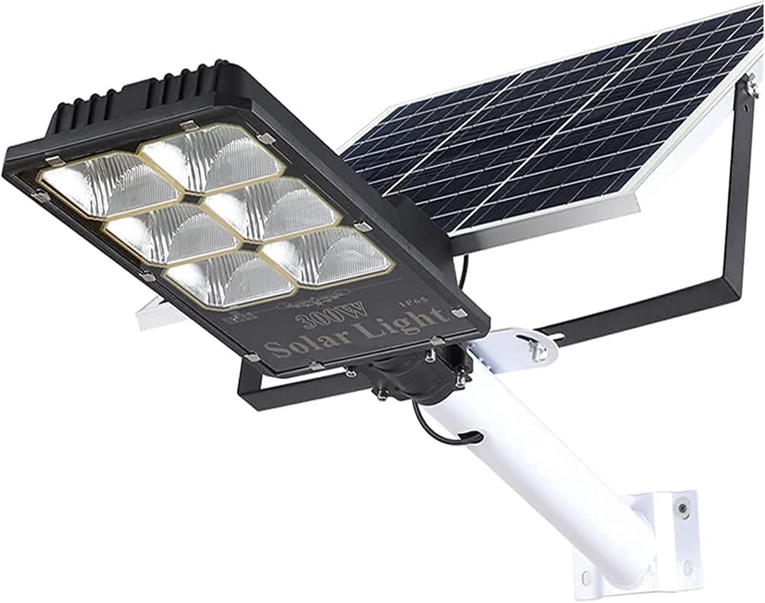 Courtyard Light Solar Lights Outdoor Garden Solar Street Flood Light Outdoor Security Lights, Ip67 Waterproof Light-Controlled Induction Dusk to Dawn Solar Light 6M Lands,