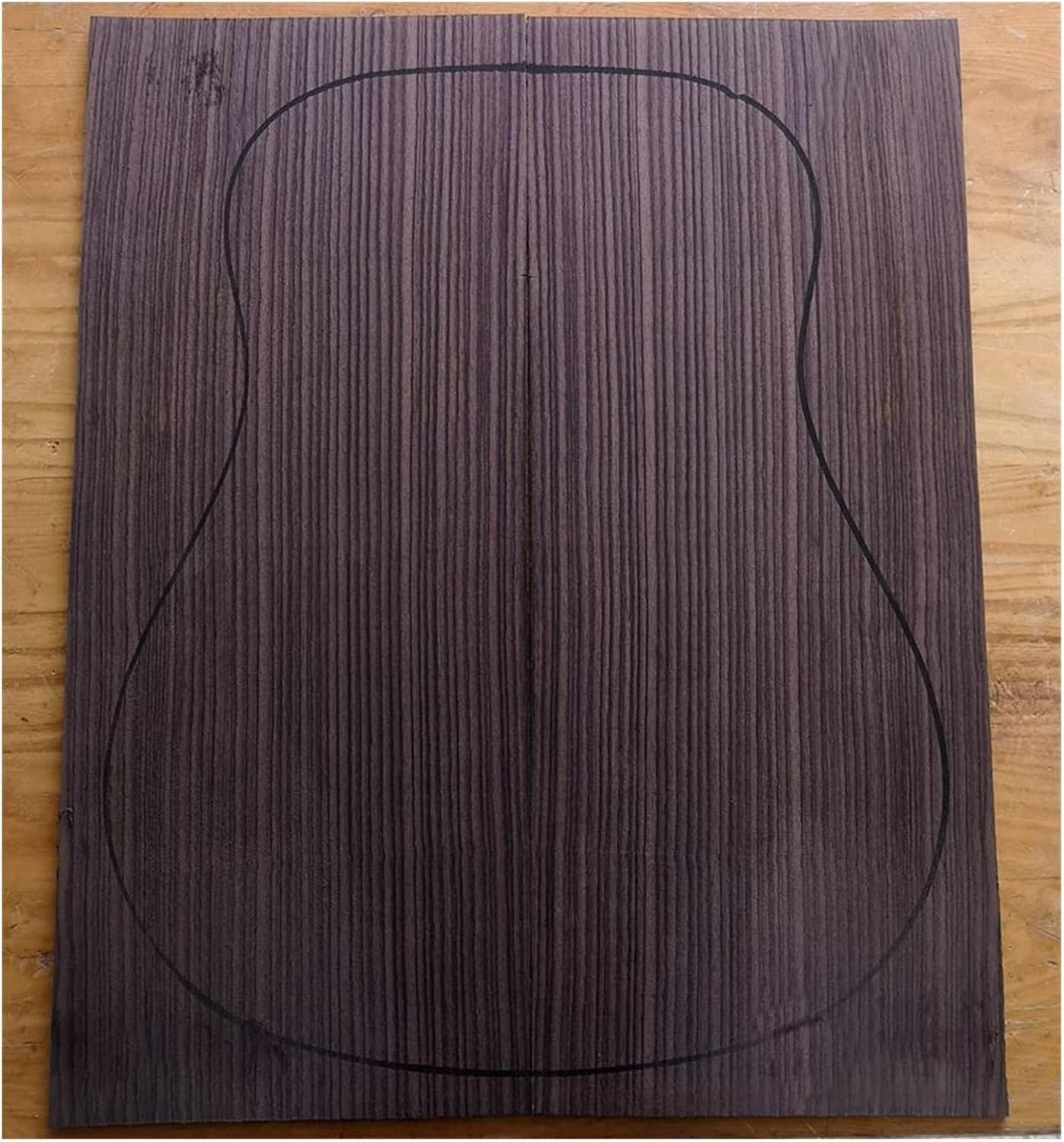 India Rose Wood Back Panel Wool Guitar Production Material Accessories DIY Guitar Kit (Color : 3)