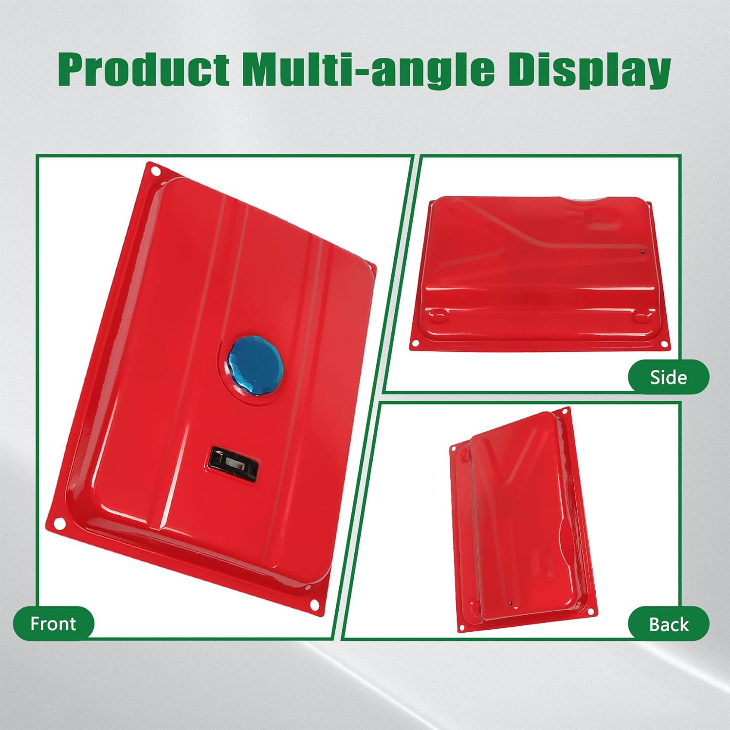 6500W Red 6.6 Gallon Generator Fuel Tank Replacement for 25 Liters EC6500 and More Other Genereators