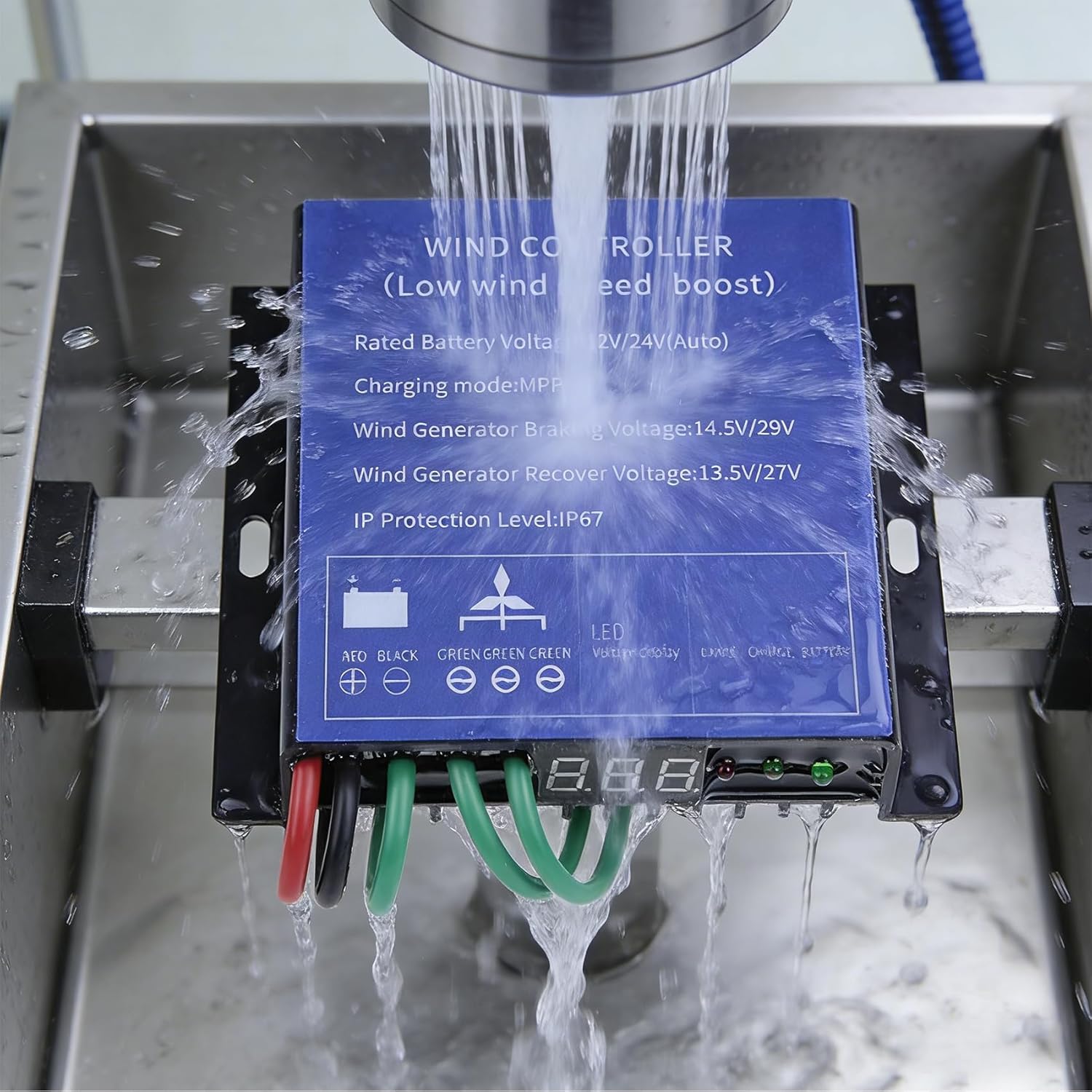 16000W Wind Turbine Charge Controller 12V 24V AUTO 48V IP67 Water Proof Regulator for 100W-16000W Small Windmill Generator