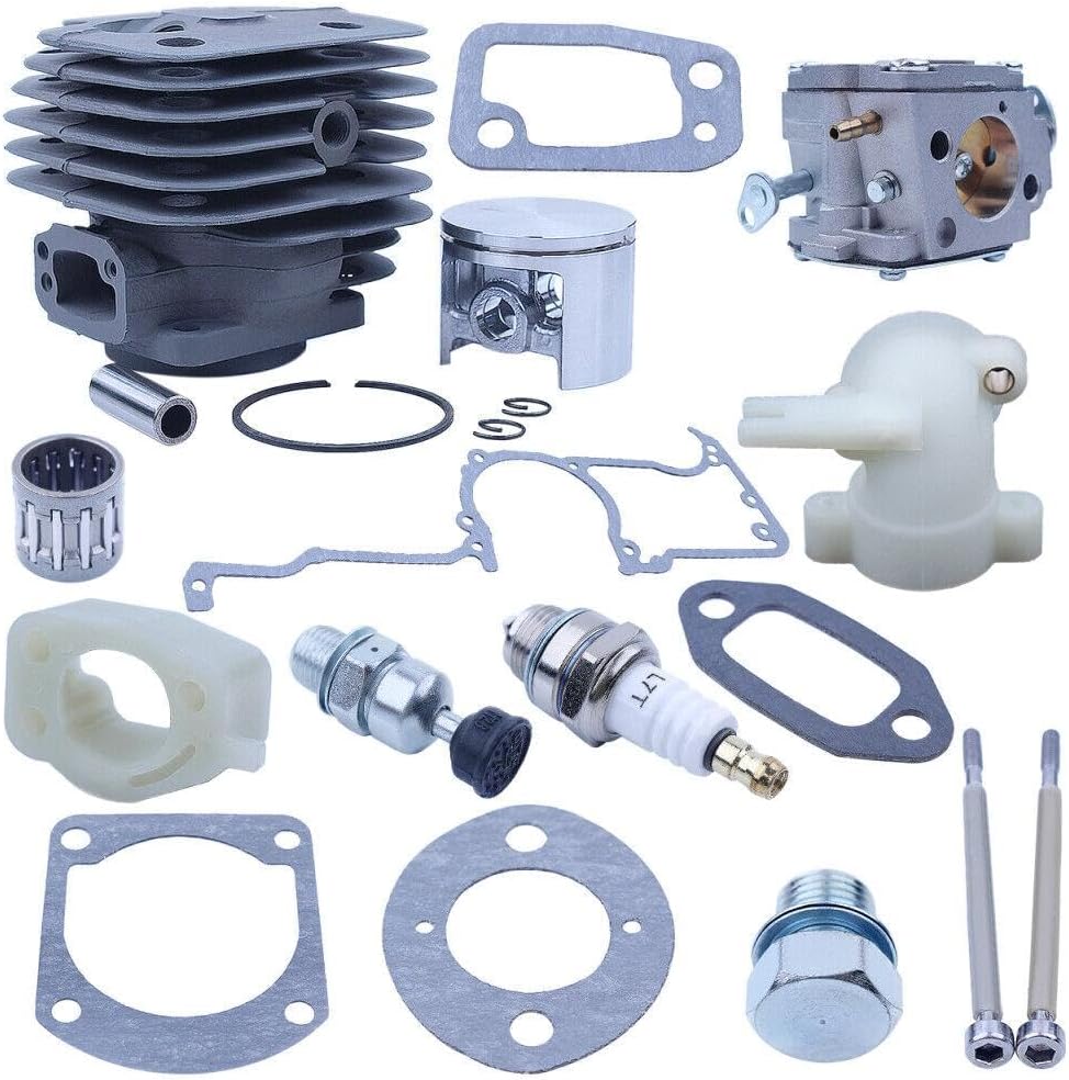 ACTIVLIFE for 52mm Cylinder Piston Top End Rebuild Kit for Husqvarna 272 268 272XP Chainsaw