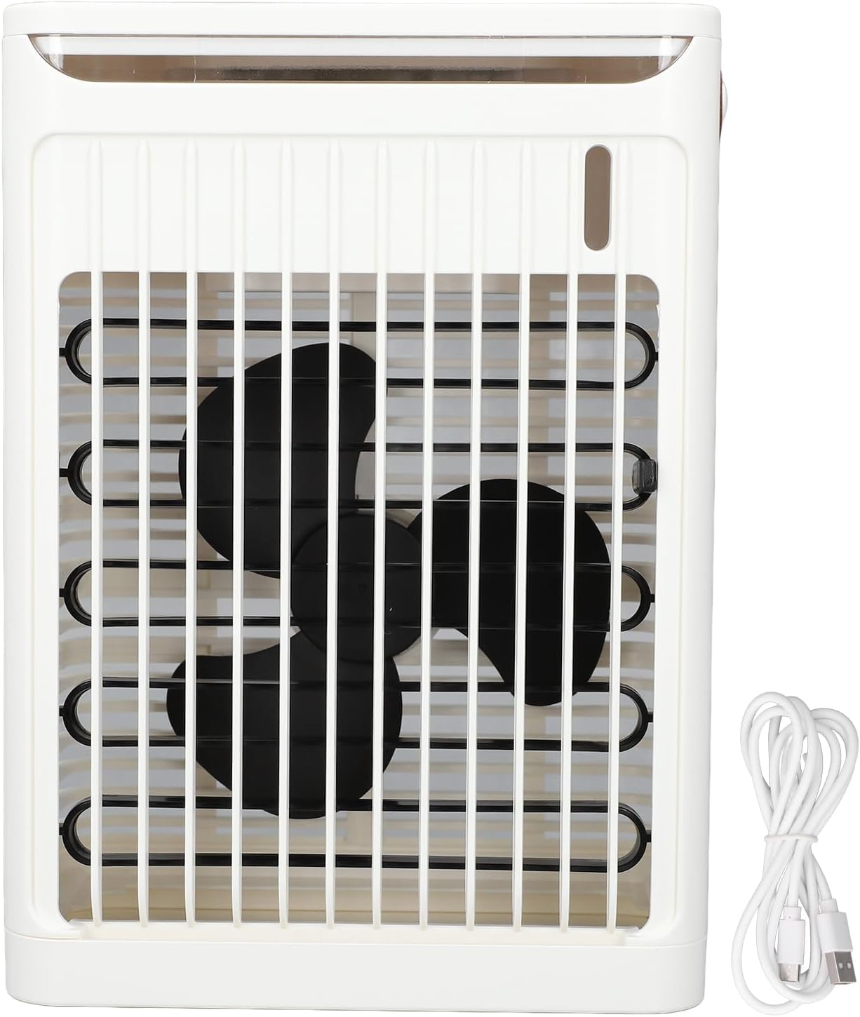 Portable Air Conditioners, Evaporative Mini Air Cooler, Air Cooler Cooling Fan, 2 Cold Mists, 5 Speeds Fan, 7 LEDs, with 680 Ml Tank, for Room Bedroom Office