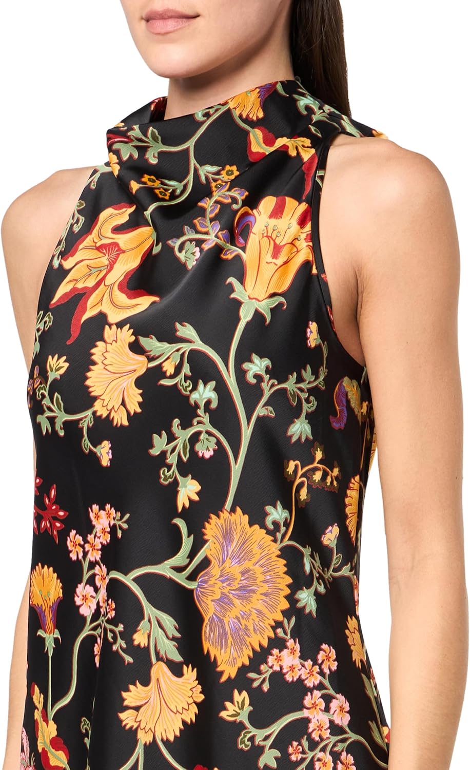 Anne Klein Women's Cowl Neck Midi