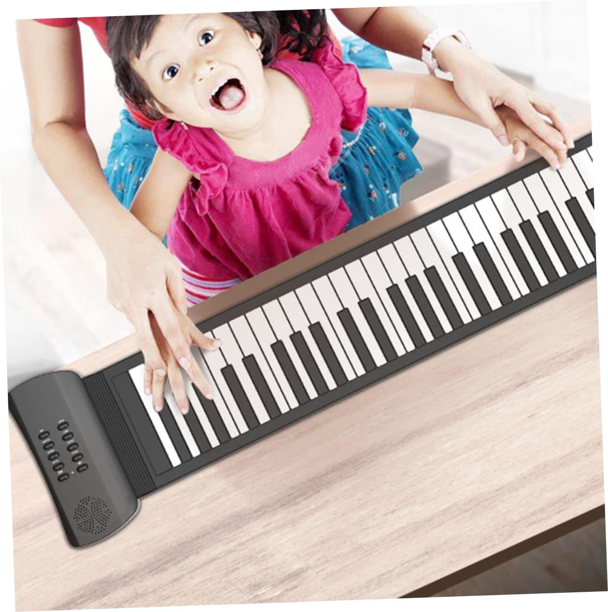 KESYOO Keys Roll Up Piano Portable Hand Roll Electronic Keyboard for Beginners Durable and Drop Design for Music Practice Anytime Anywhere
