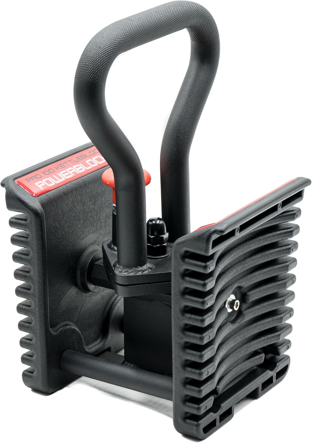 PowerBlock Pro 100 Kettlebell Handle - Compatible Only with Pro 100 Series Dumbbells, 90 Degree Rotatable Grip, Space Saving Training Accessory, Home & Commercial Gym Use, Exercise Equipment