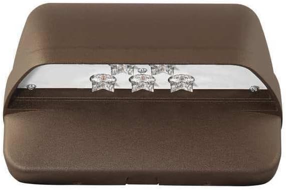 LED Wall Pack,13W,1100 lm,5-1/4