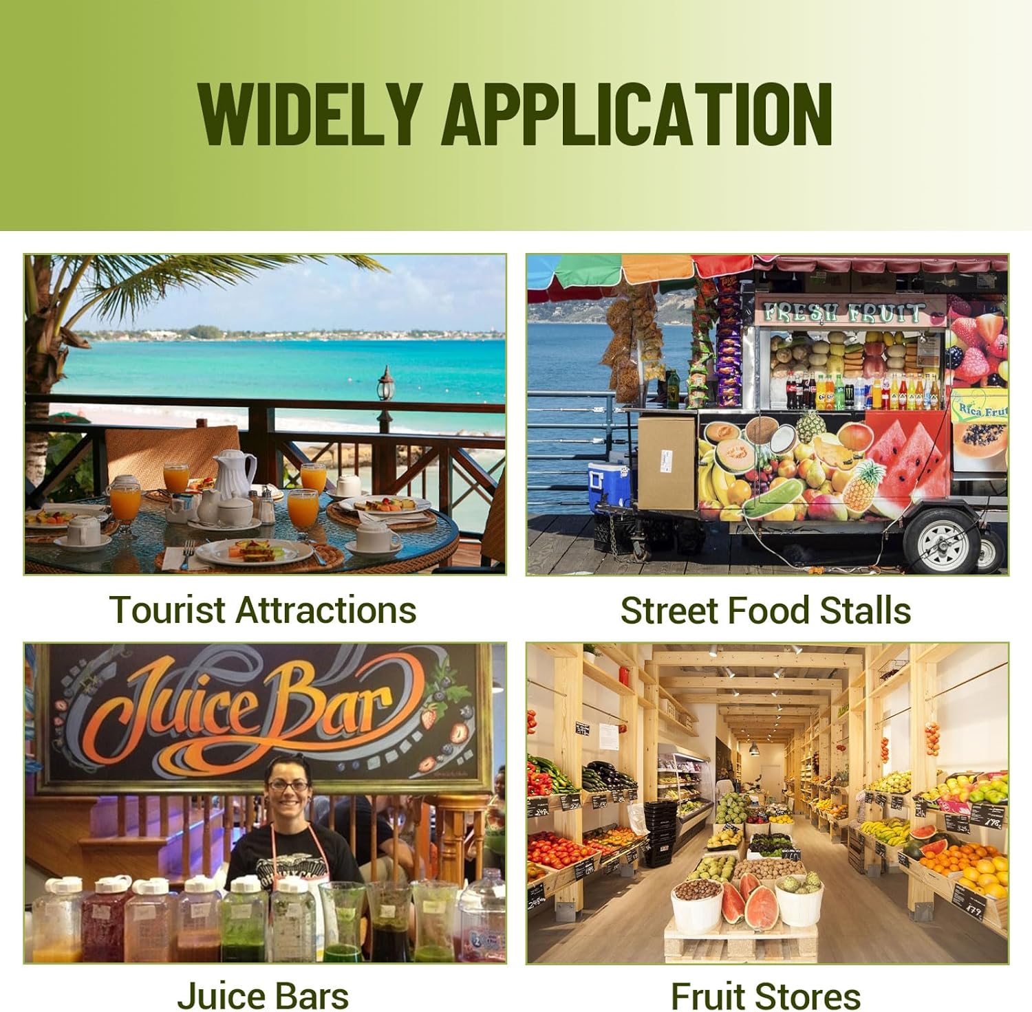 Manual Sugar Cane Juicer Machine, 110 LBS/H Output Commercial Press with Stainless Steel 3 Rollers & 2.4