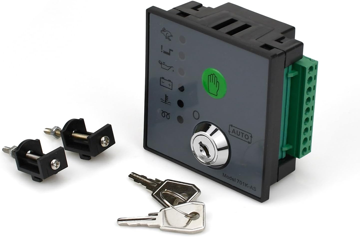 DSE701 Generator Controller Auto/Manual Start with Keys,Module Generator Controller 701K-AS 701 701K,for Monitor Oil Low Pressure Protection