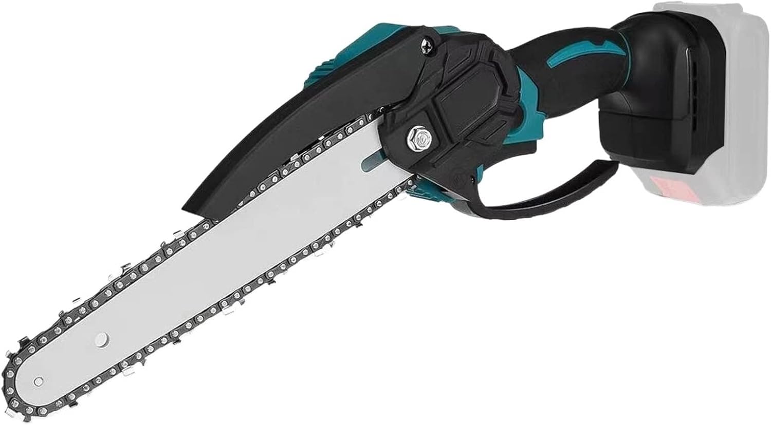 GeRRiT Woodworking Cutting Chainsaw 8 Inch Brushless Electric Chain Saw Mini Chainsaw Cordless Wood Cutter Pruning Garden Trimmer Power Tools For 18V Battery Efficient Cutting