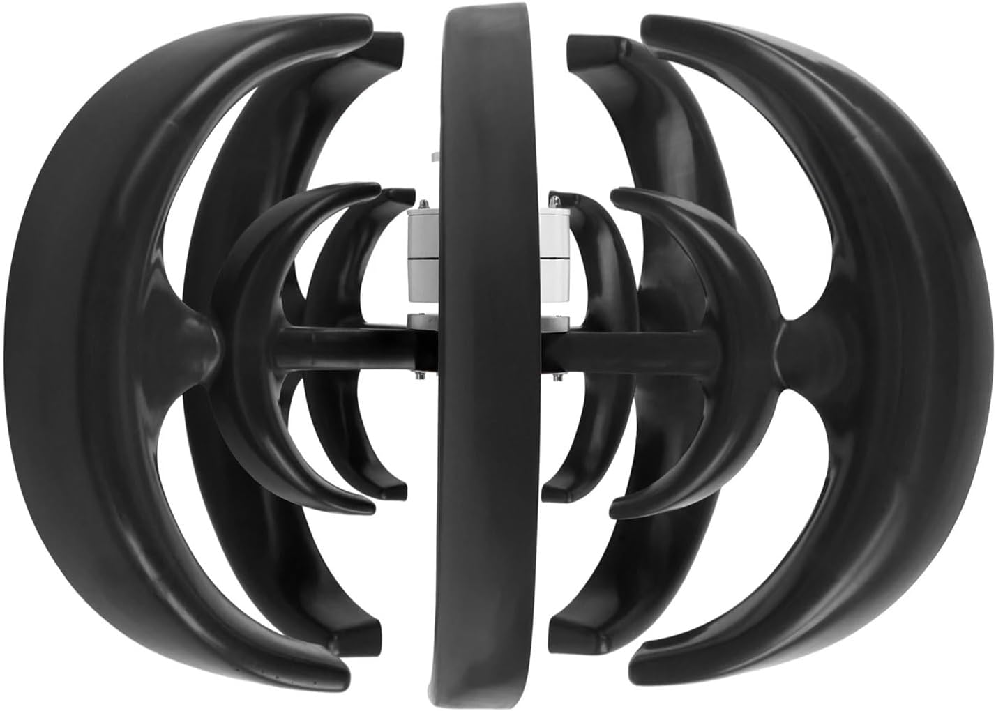 1200W Wind Turbines Kit 5 Blades Power Generator for Boat Charging Black Lantern Type Industrial Energy Equipment Low Starting Speed for Home(48V)