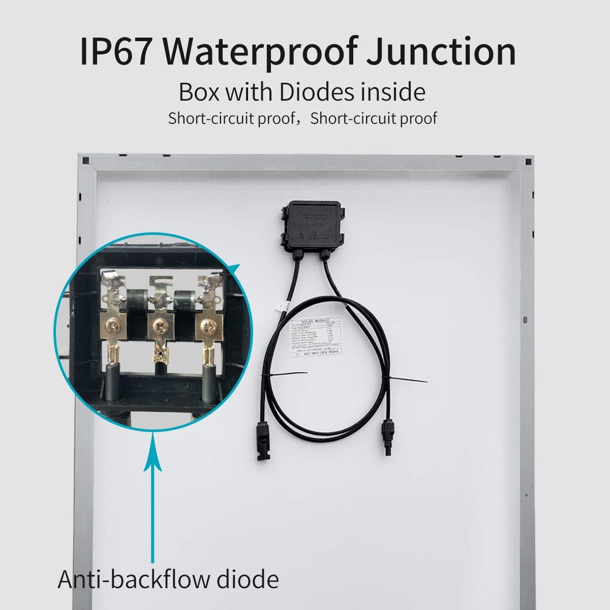 1800W Wind-Solar Generator Kit :Come with 600W Wind Turbine + 10PCS 120W Solar Panels for Off Grid 12 Volt Battery Charging (for 12 System)