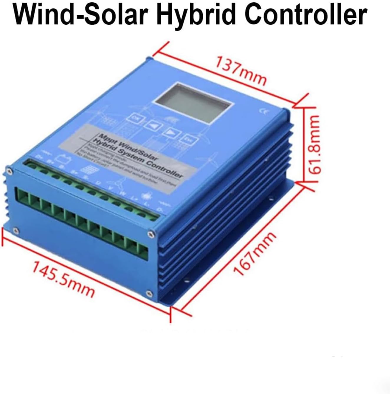 16000W Wind Solar Hybrid MPPT Charge Controller+ Solar Controller Wind Solar 12V 24V Auto Regulator Home Use Wind Generator,220v