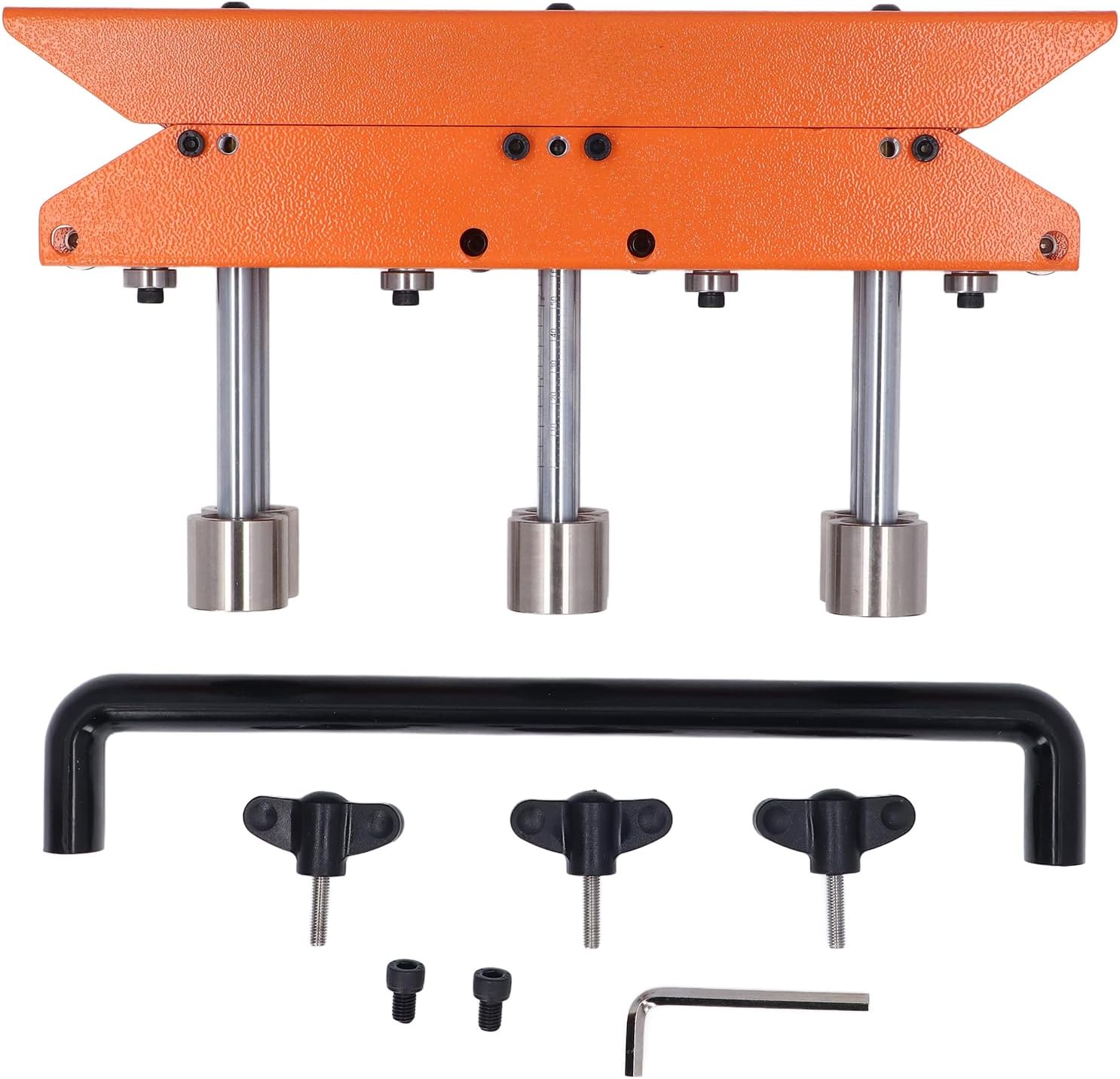 Sheet Metal Bender, Three Station Roller with V Shaped Roller, Bending Anglefor Steel, Copper, Accurate Depth for Industrial Production and Household Use