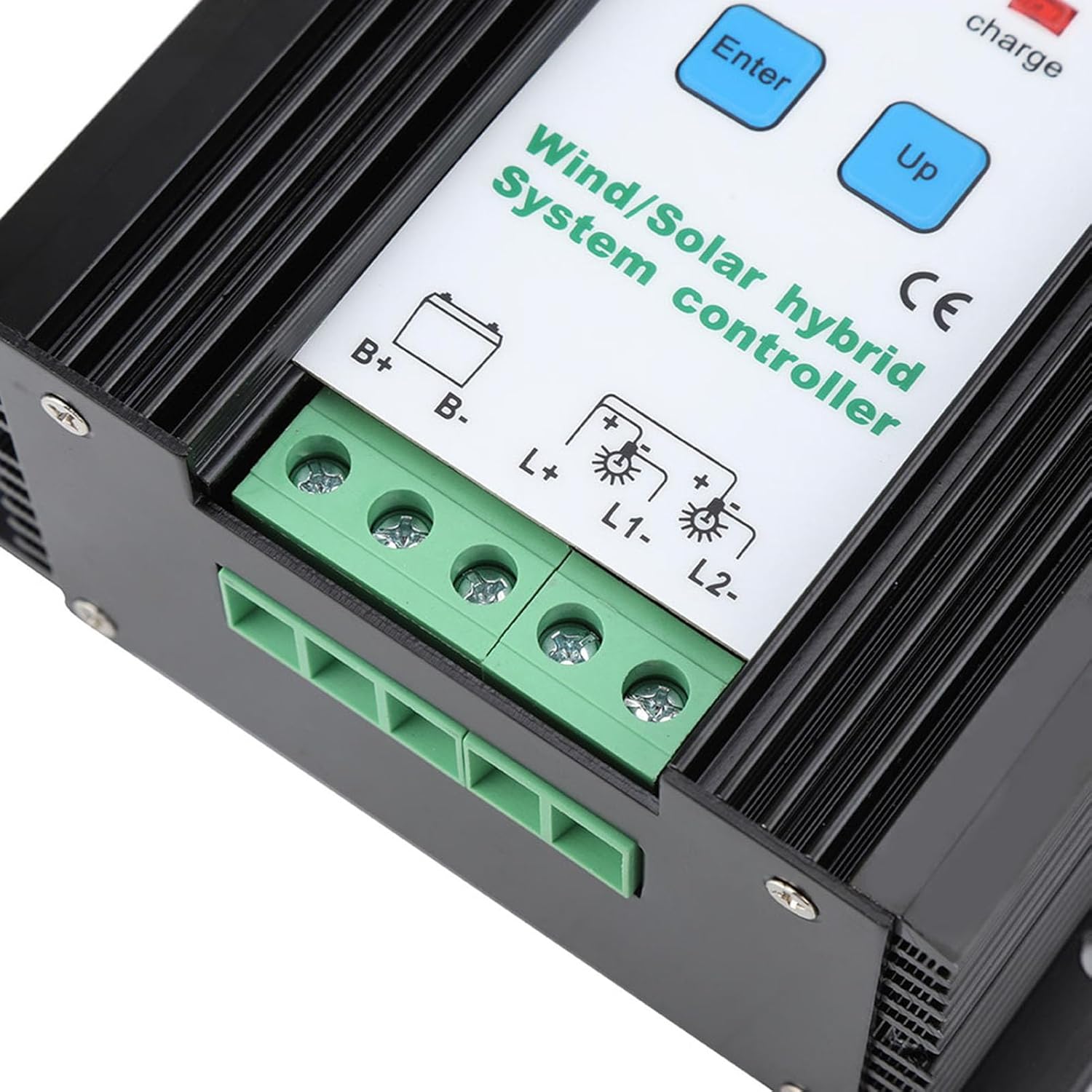 Wind and Solar Energy Hybrid Controller, Digital Intelligent Control, Boost Charging Regulator, LCD Display, 400W Photovoltaic Power, 800W Wind Power - Stable Performance,