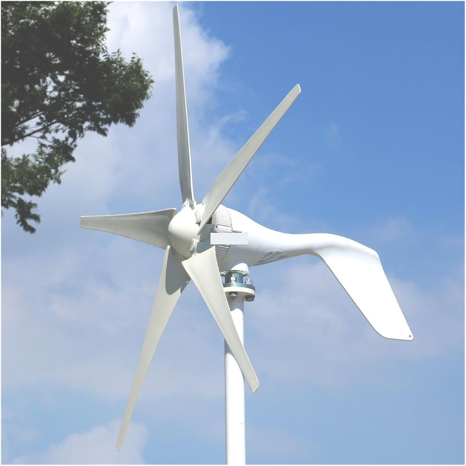 5000W 3000W Wind Turbine Generator Kit, Horizontal Wind Turbine Generator Powerful 12V 24V 48V Homeuse Windmill Low Starting Speed for Home(5blades,12V_7000W)