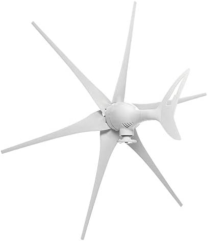 8000W 12/24 Volt Wind Turbines Horizontal Wind Generator 3/6 Blade Power Automatically Adjust Windward Direction Tail+Controller,6 Blades,12v