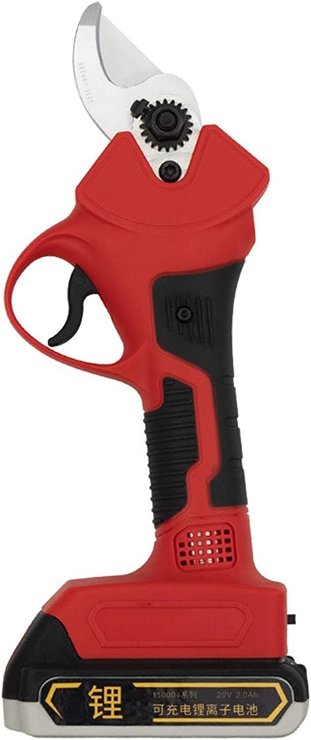 Professional Electric Pruning Shears 21V Electric Pruning Shears 30mm Cordless Electric Branch Scissors Garden Pruning Shears Rechargeable 2Ah Lithium Battery Powered Ally Design