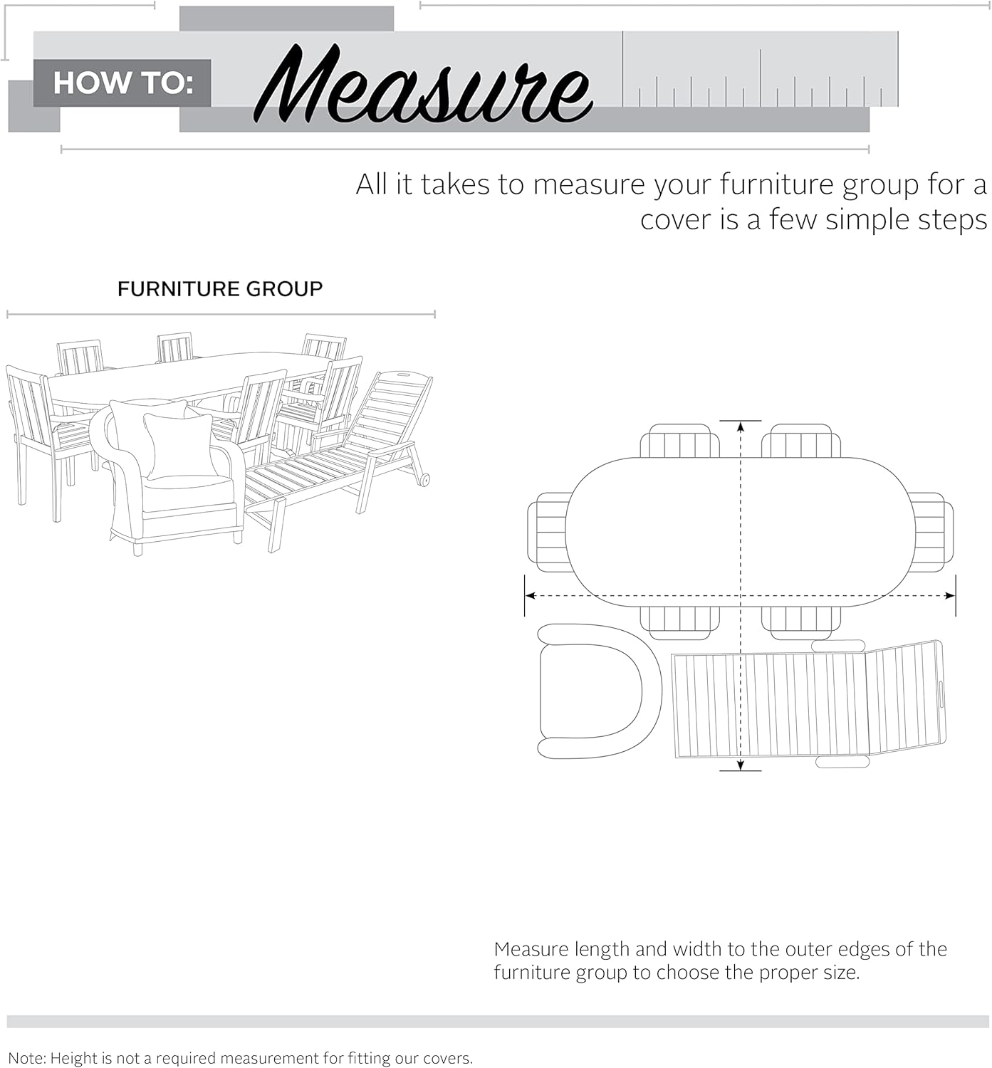 Classic Accessories Veranda Water-Resistant 100 Inch Conversation Set/General Purpose Patio Furniture Cover, Patio Furniture Covers