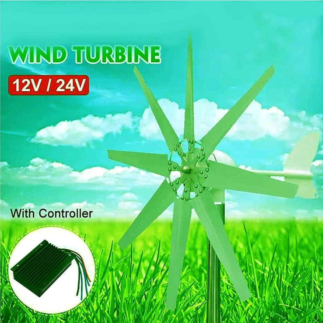 LiuSj JUnSt 10000W Vertical Axis Breeze Start Wind-Solar Complementary +Magnetic Levitation Axis Wind Turbine Generator Power for Outdoor Garden