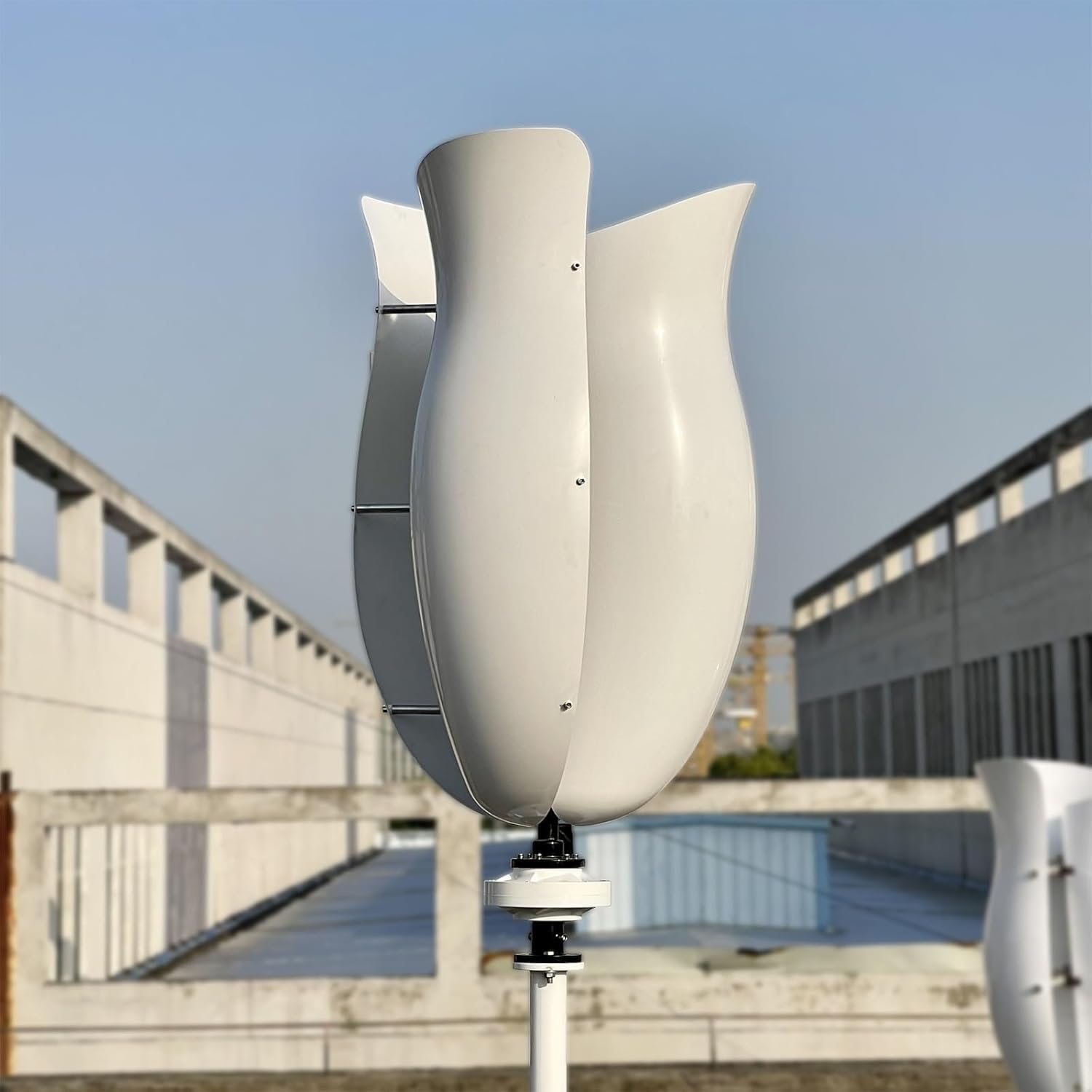 CAJUCA 8000W Tulip Type Wind Turbine Vertical Axis Wind Turbine Generator Kit Free Energy Windmill Wind Turbine Generator Wind and Solar