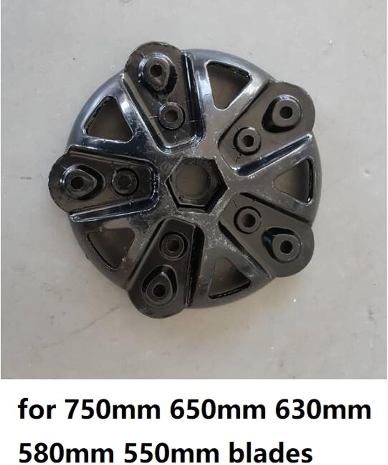 3/5/6 Blades Wind Turbine Accessories Hub and Cover Plate Horizontal Axis Wind Turbine DIY Wind Turbine Parts with Screws and Nuts Kit for Small Windmill Accessories(5 Blades Hub)