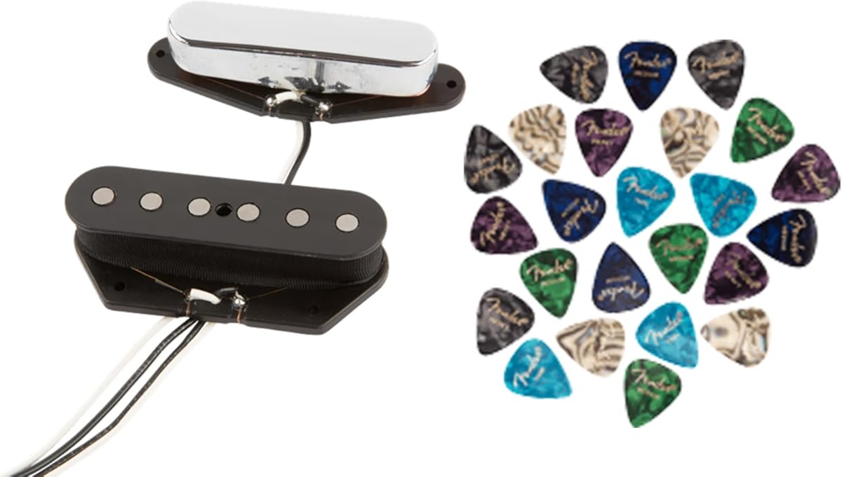 Fender Tex-Mex Telecaster Pickups Bundle with Picks