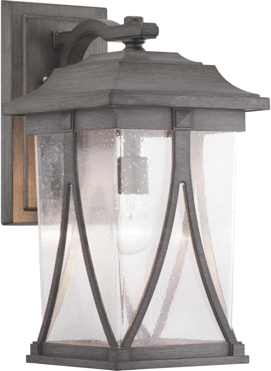 46353-APCS Luce 1 Light 20 inch Antique Pewter Outdoor Wall Lantern, Large