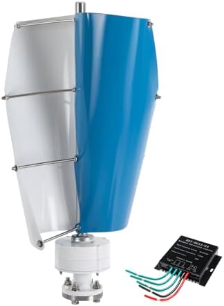1500W Vertical Axis Magnetic Levitation Wind Turbine for Home & Farm, Low Noise & Low Speed, 12V/24V/48V/220V, Efficient Renewable Energy Solution