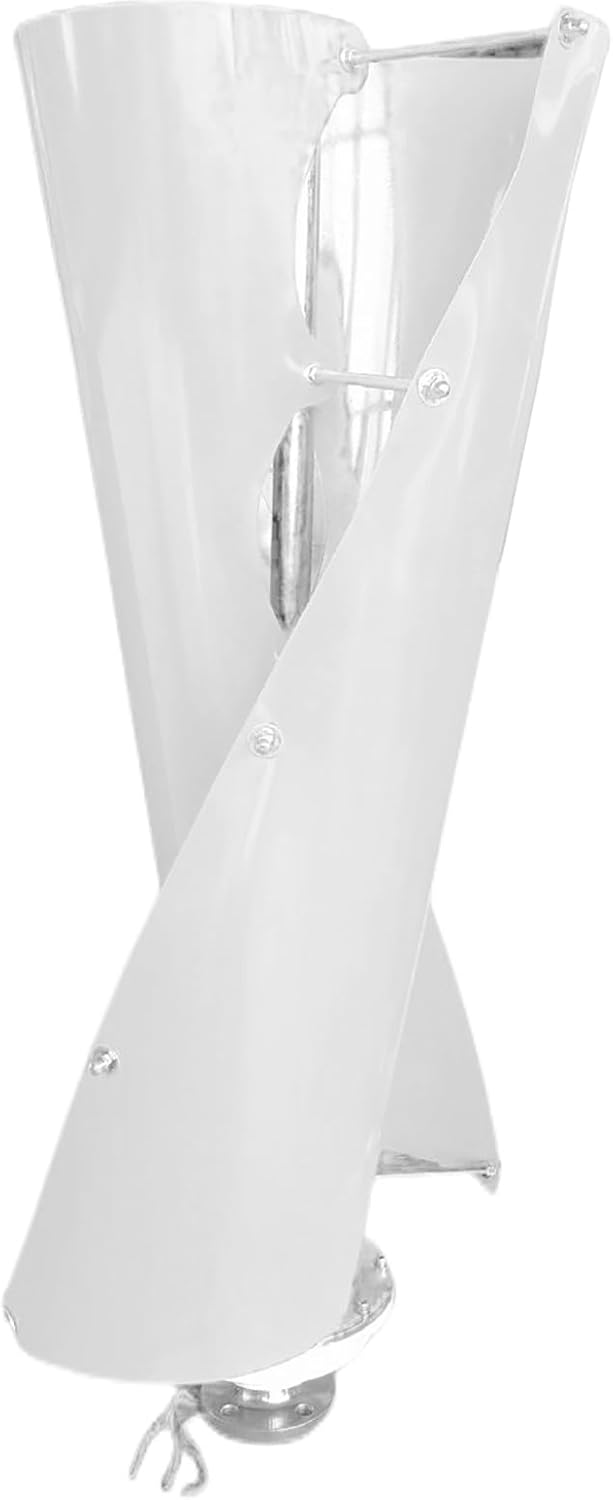 400W / 800W / 1000W / 1200W Maglev Wind Turbine Generator 12V / 24V / 48V Vertical Windmill Power Dynamo Kit with Controller and 2 White Blades, Pure Copper Core Generator,400w,12V