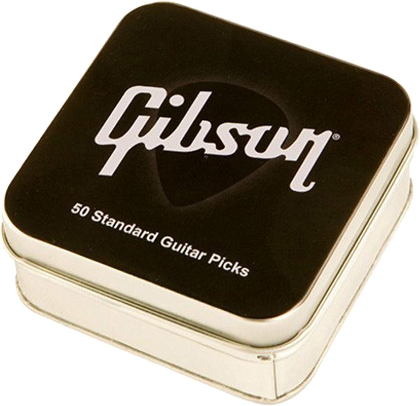 Gibson Guitar Pick Tin - 50 Standard Picks Medium