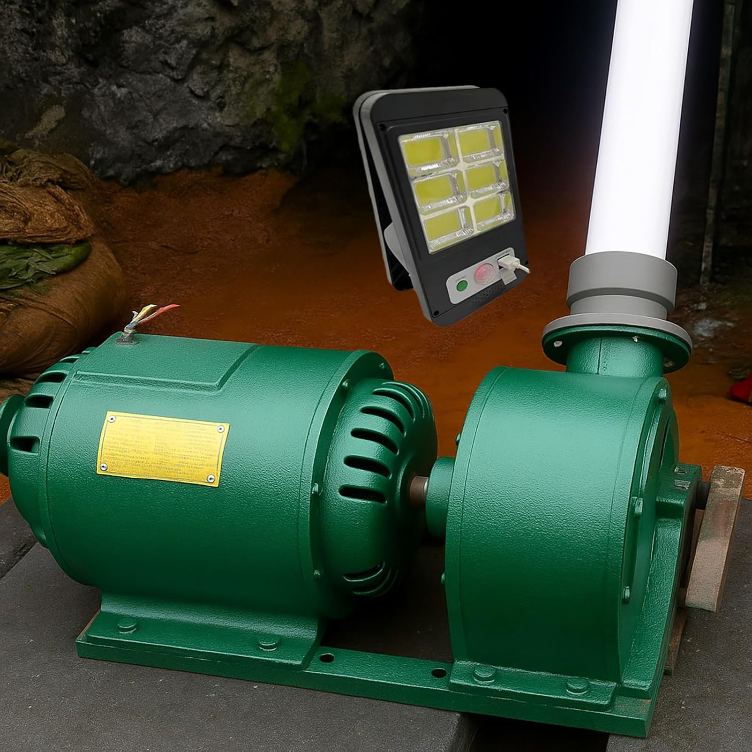 1KW to 5KW Dual Power Hydroelectric Generator Aluminum Alloy Water Turbine 1000W-5000W - For Off-Grid Home Use(5KW)