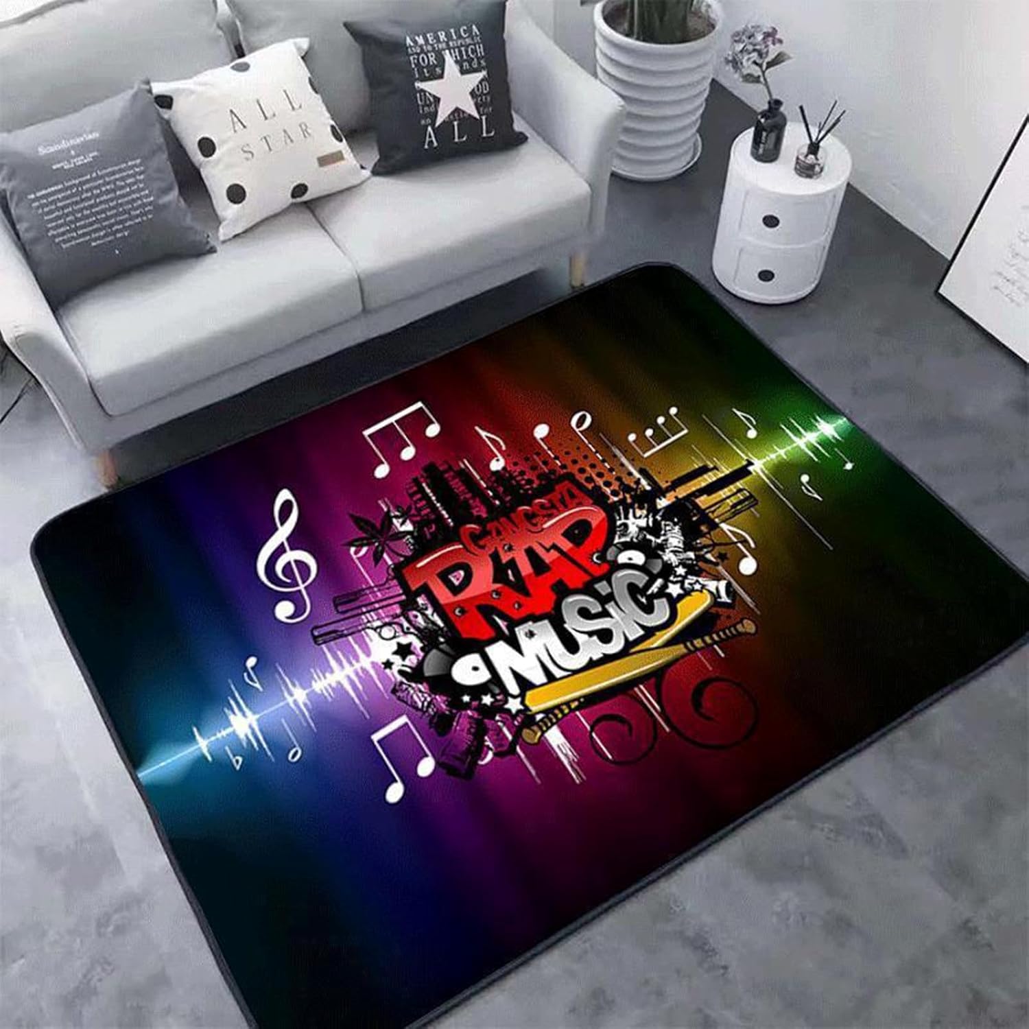 Drum Rug,Non Slip Soundproof Drum Mat, Electrical Drum Carpet Practice Pad,Sound Absorbing Rug for Jazz Bass Drum Set, Piano, Indoor Drum Accessories for Drummers(E1,140 * 180cm)