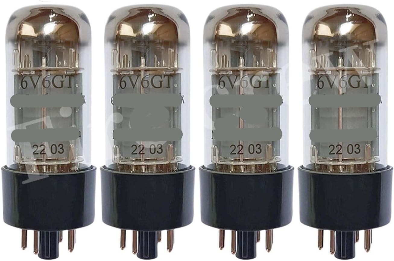 6V6 6V6GT Vacuum Tube Replaces 6P6P 6N6C CV511 HiFi Audio Tube Amplifier kit DIY Matching Four-Way(4pcs Matched Quad)