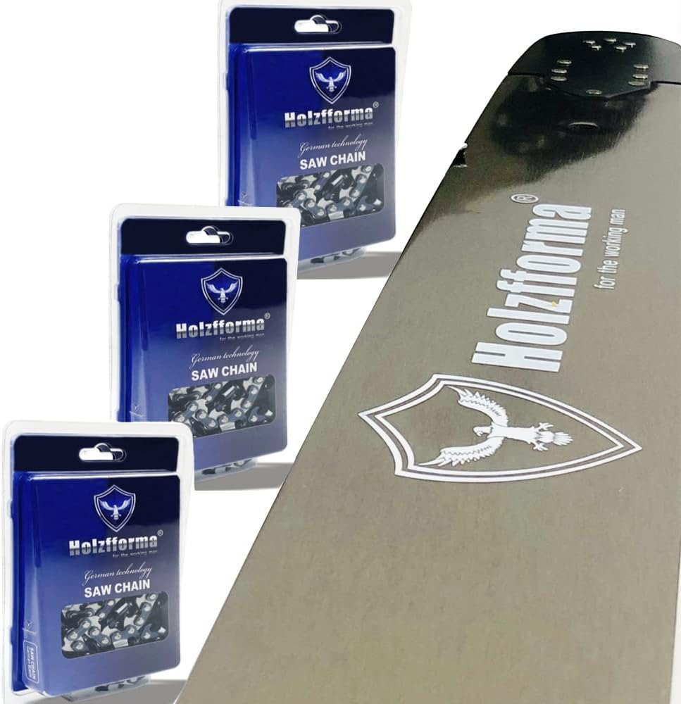 52inch Holzfforma Guide Bar Standard Ripping Skip Chain 3/8” .063” 156DL Combo Compatible With Stihl MS440 MS441 MS460 MS660 MS661 MS650 Chainsaw