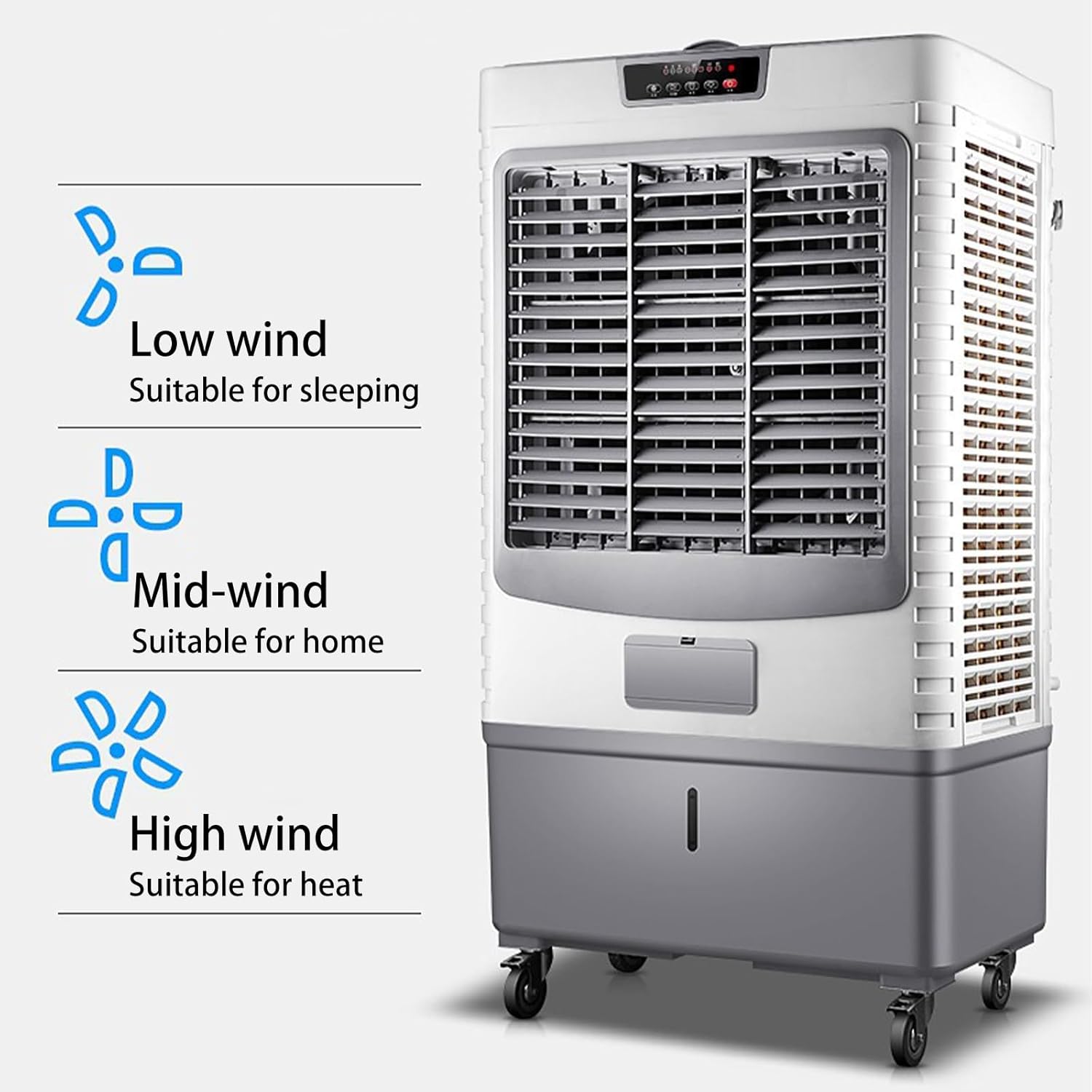 3-in-1 Portable Air Conditioners, Evaporative Air Cooler with Smart Timer and Water Tank, Air Coolong Fan for Outdoor Indoor