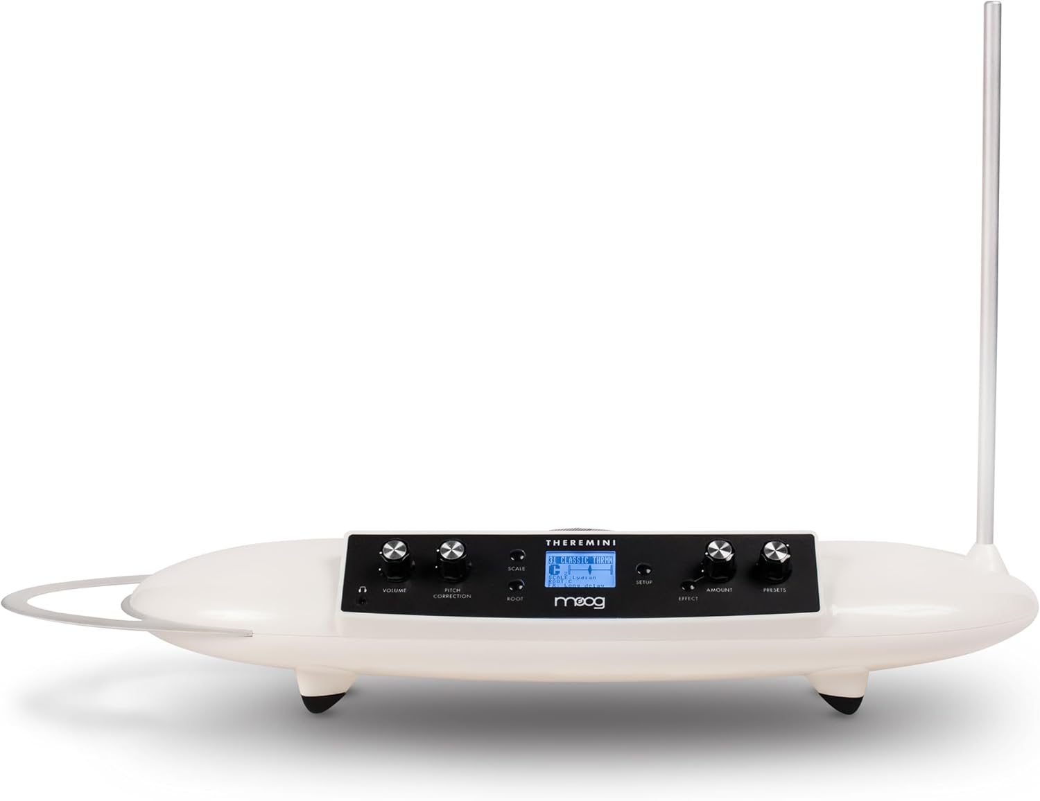 MOOG Theremini - Theremin with Pitch Correction, CV Out, Built-in Tuner and Speaker, Animoog Synthesizer Sound Engine with 32 Presets and LCD Screen