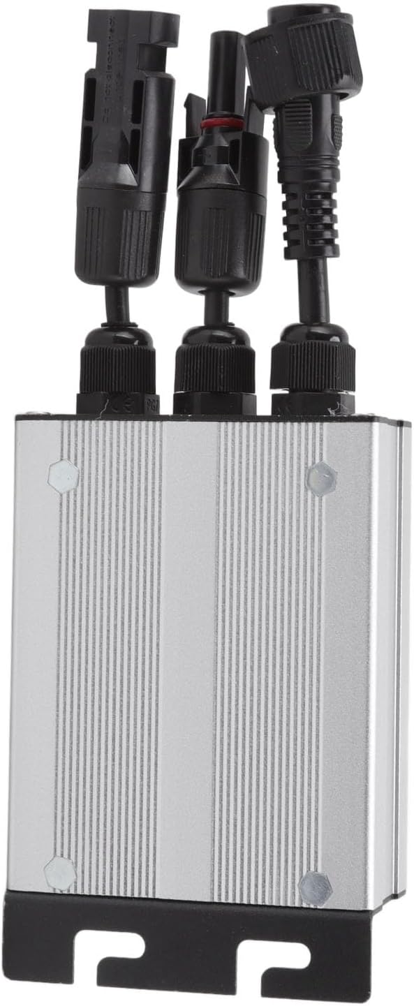 Compact Micro Solar Inverter for Small Solar Systems, Efficient Grid Tie for Proper Electricity Generation, Safety Precautions, Easy Installation - 600W (GMI-150L-AC110V)