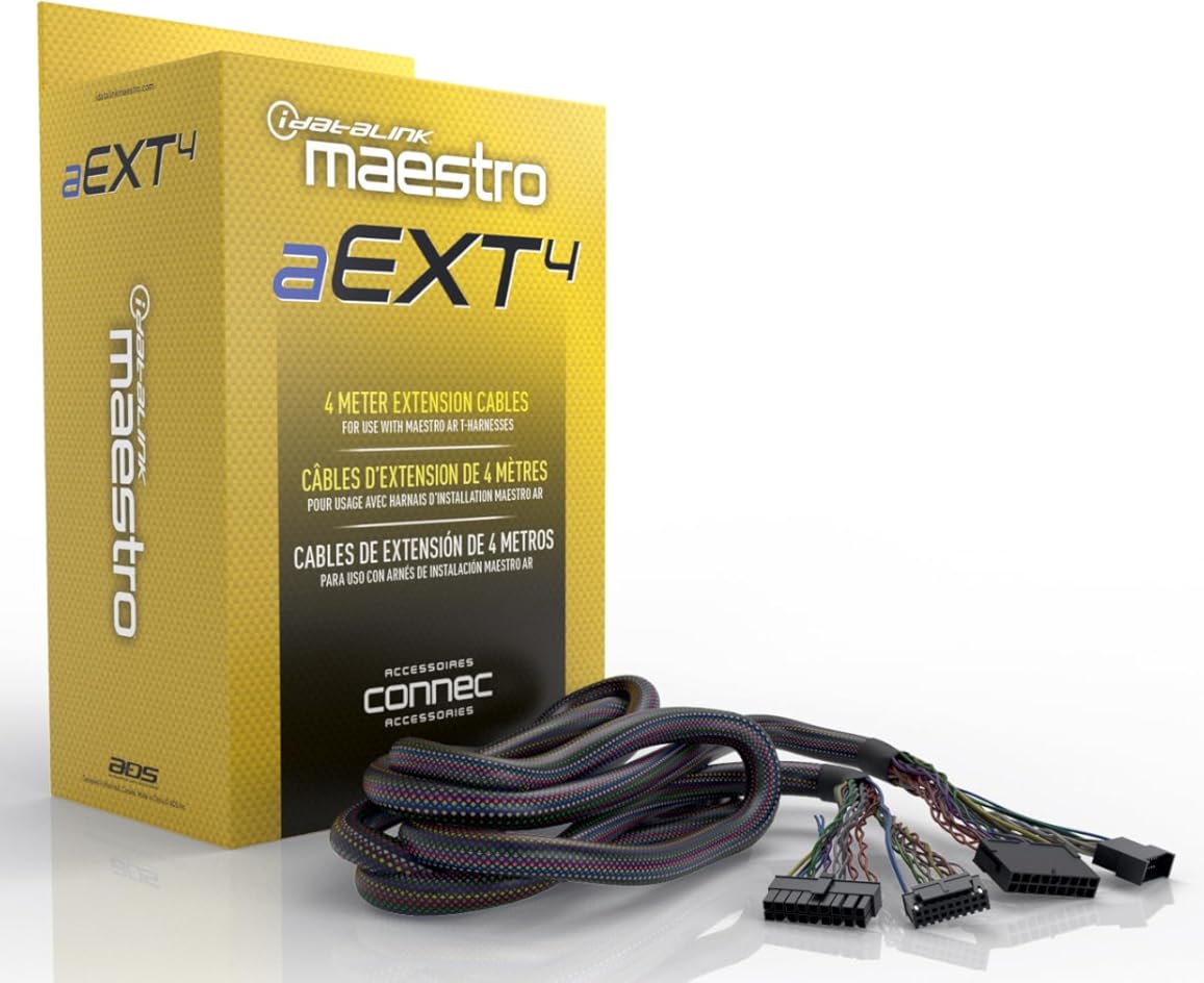 Maestro HRN-AR-EXT4 Amplifier Relocation Harness - 4 Meters