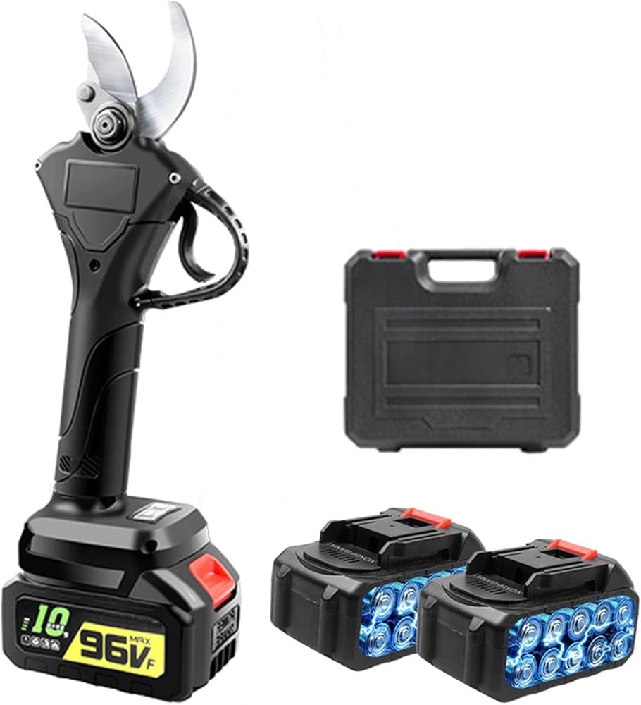 Electric Cordless Pruning Shears Battery Powe Garden Branch Shears 40mm Cutting Diameter Efficient Electric Pruners Brushless Motor