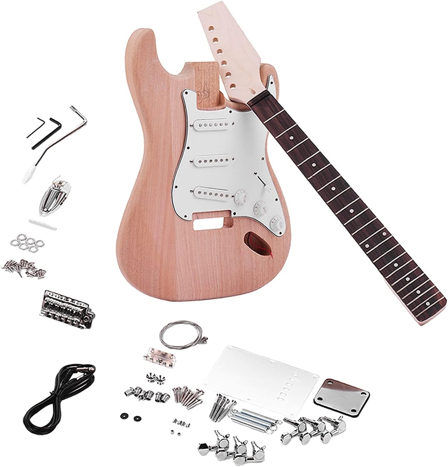 DIY Electric Guitar Kit Unfinished DIY Electric Guitar Kit for Beginner Professional Performance