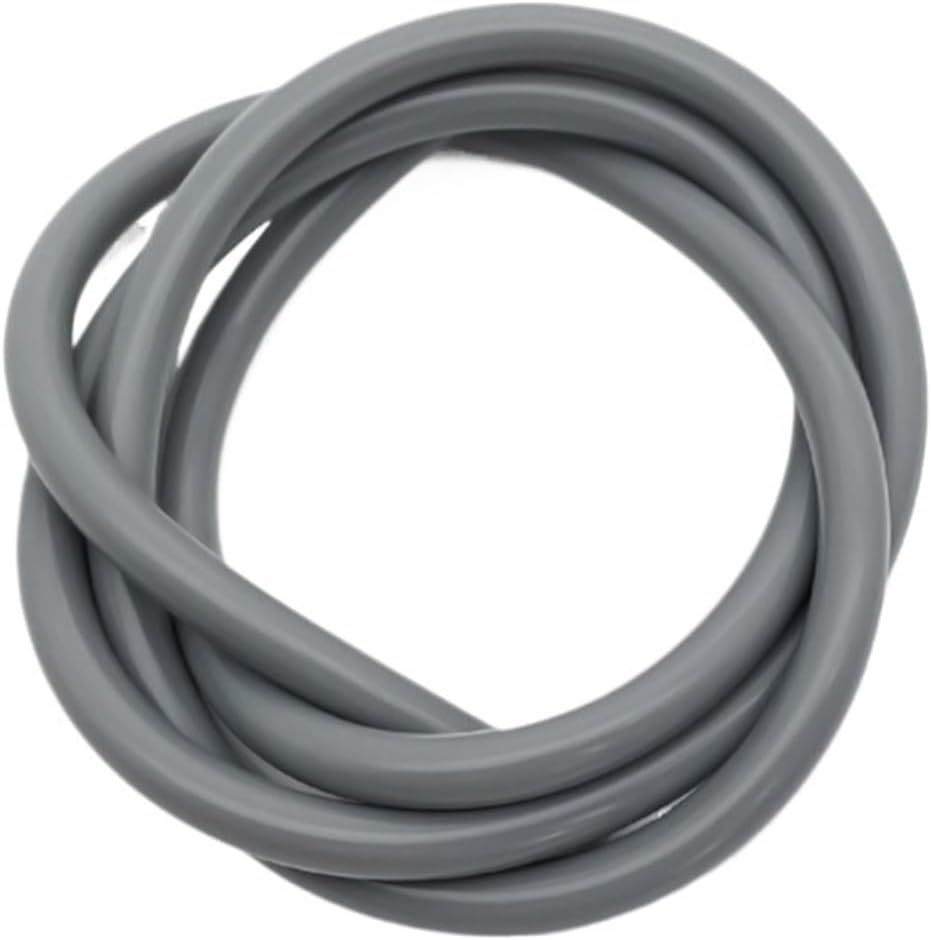 Revive Furniture 3M Food Grade Clear Transparent Silicone Rubber Hose ID 2 3 4 5 6 7 8 9 10 12 16mm O.D Flexible Nontoxic Tube(Gray Silicone Tube,3M_OD 16XID 12MM)