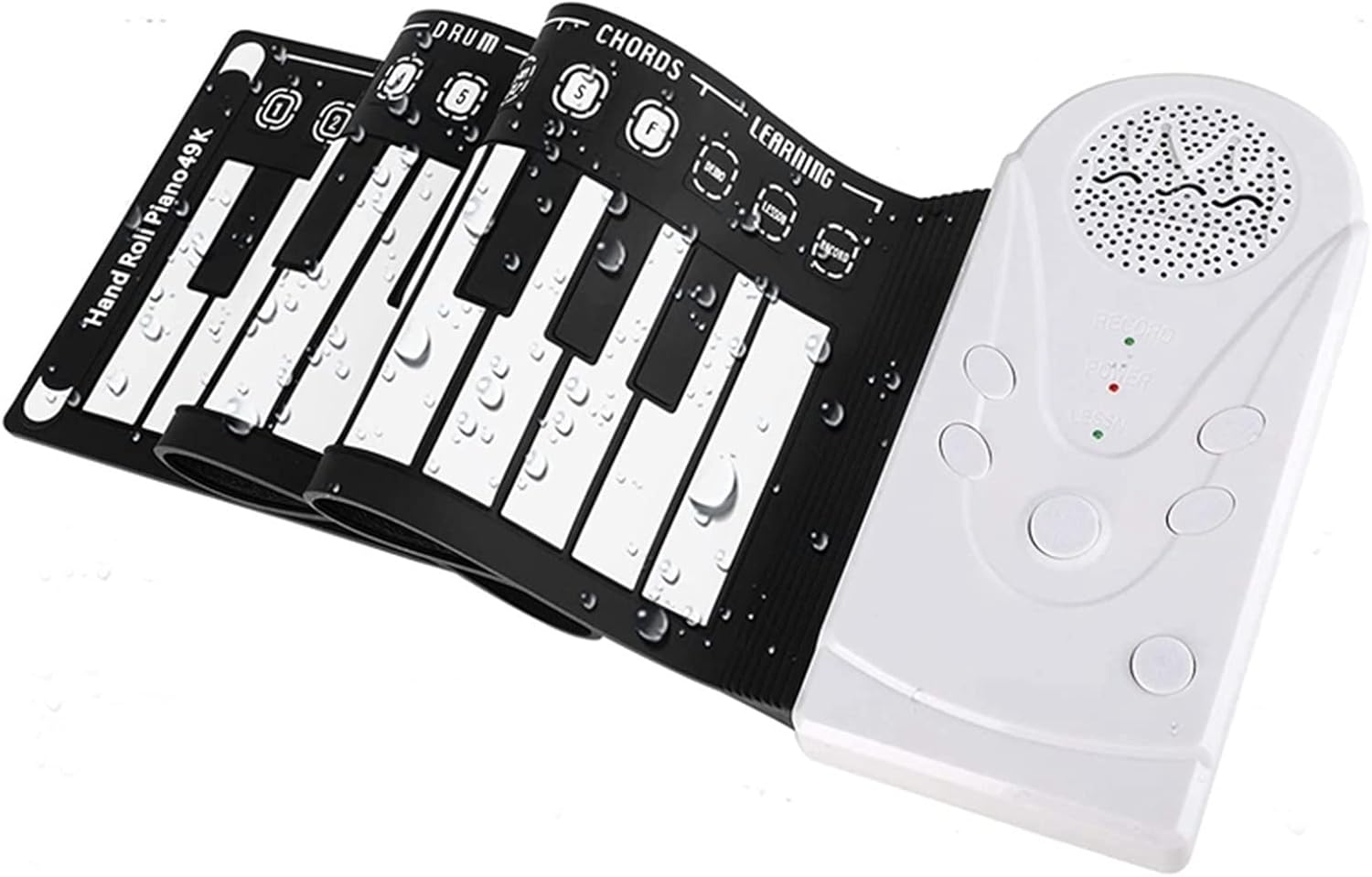 KESHUO Folding Piano Roll Up Piano 49 Keys Portable Electric Piano Keyboard Waterproof Fold Able Keyboard for Beginners and